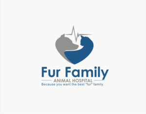 Logo-Design von nutu für Fur Family Animal Hospital | Design: #17019360