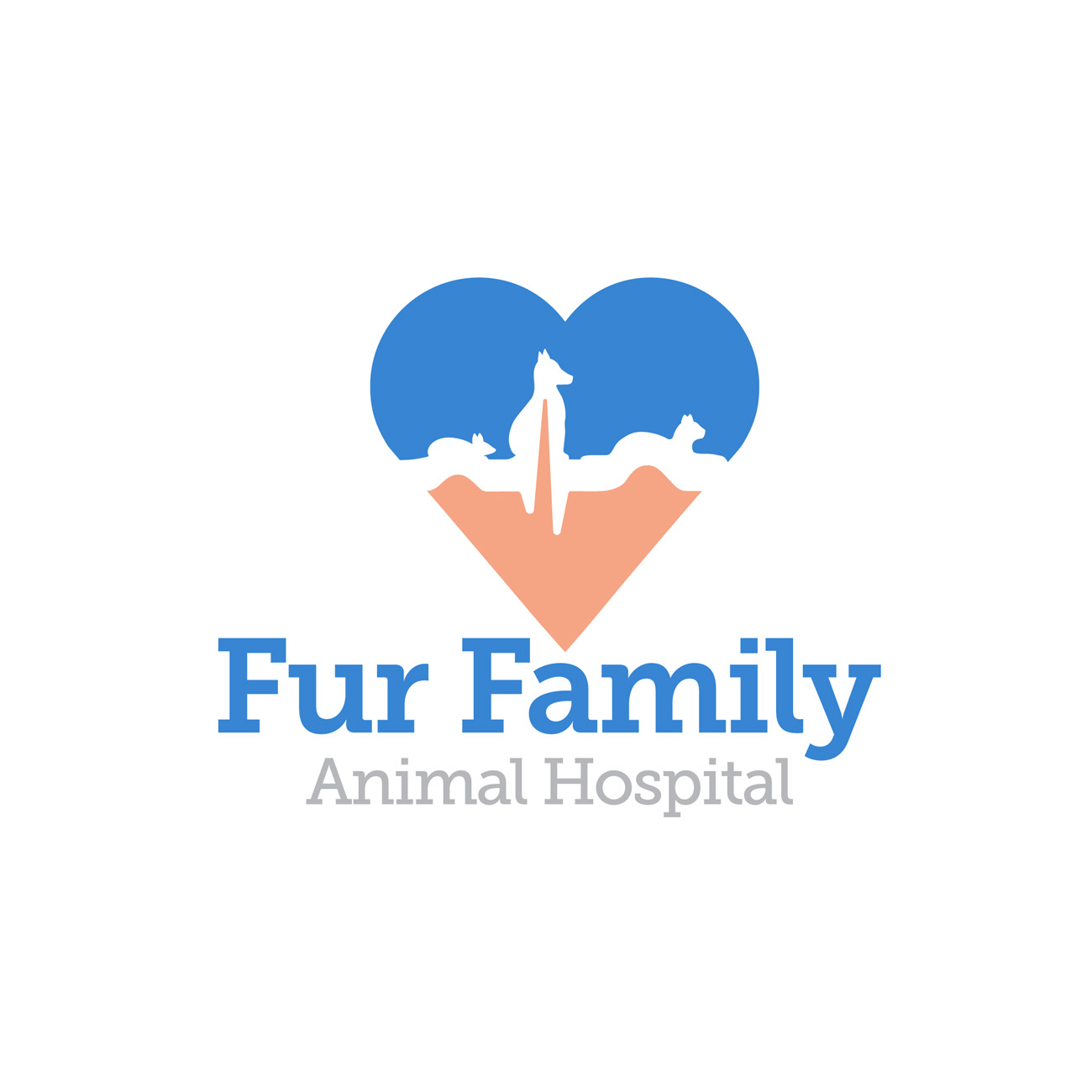 Logo Design by Andy Reynolds for Fur Family Animal Hospital | Design #17054838