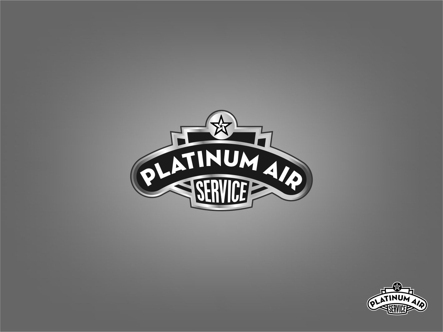 Logo-Design von Tony Bishop für Platinum Air Service, Inc | Design #16963415