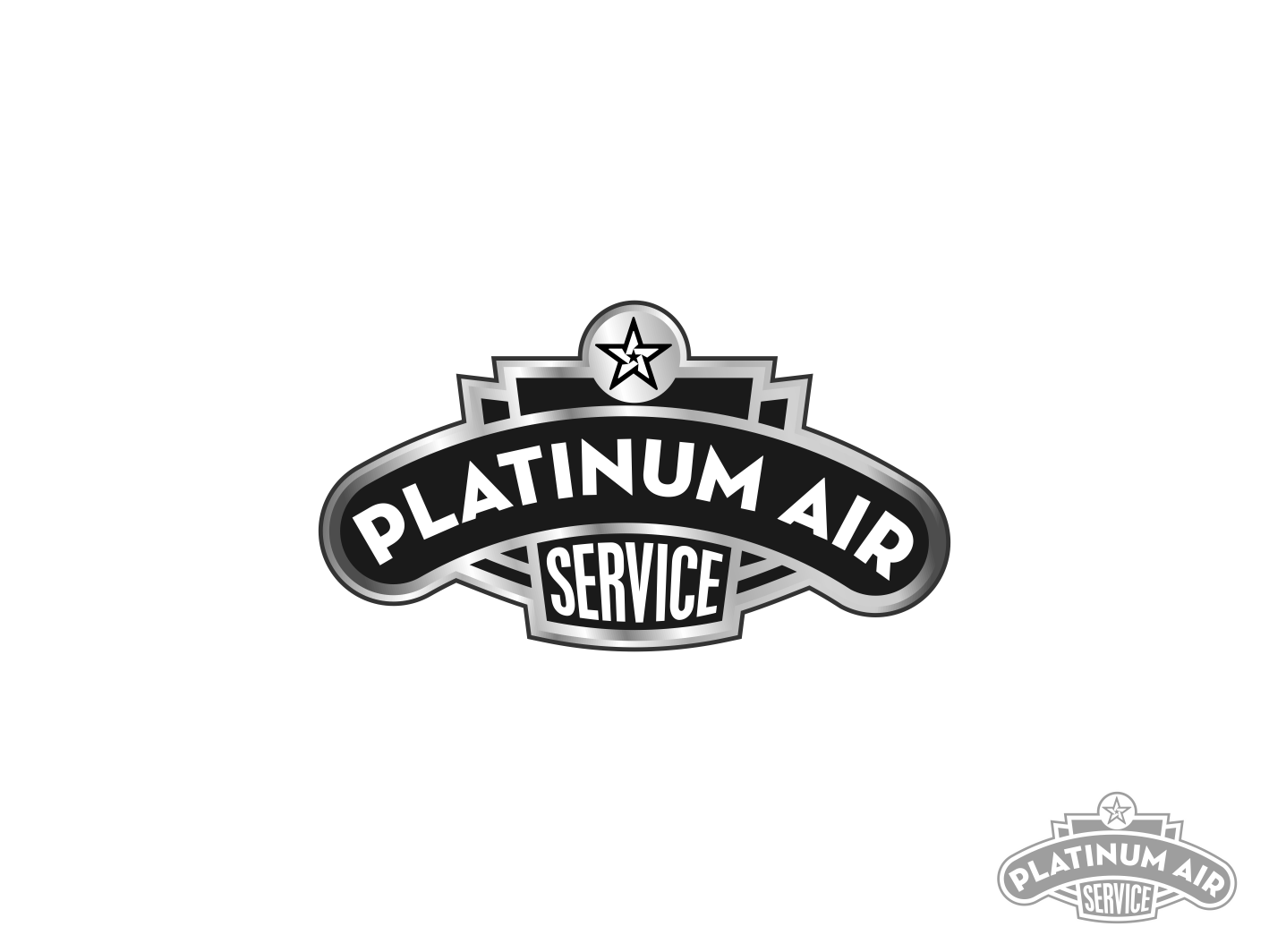 Logo-Design von Tony Bishop für Platinum Air Service, Inc | Design #16963416
