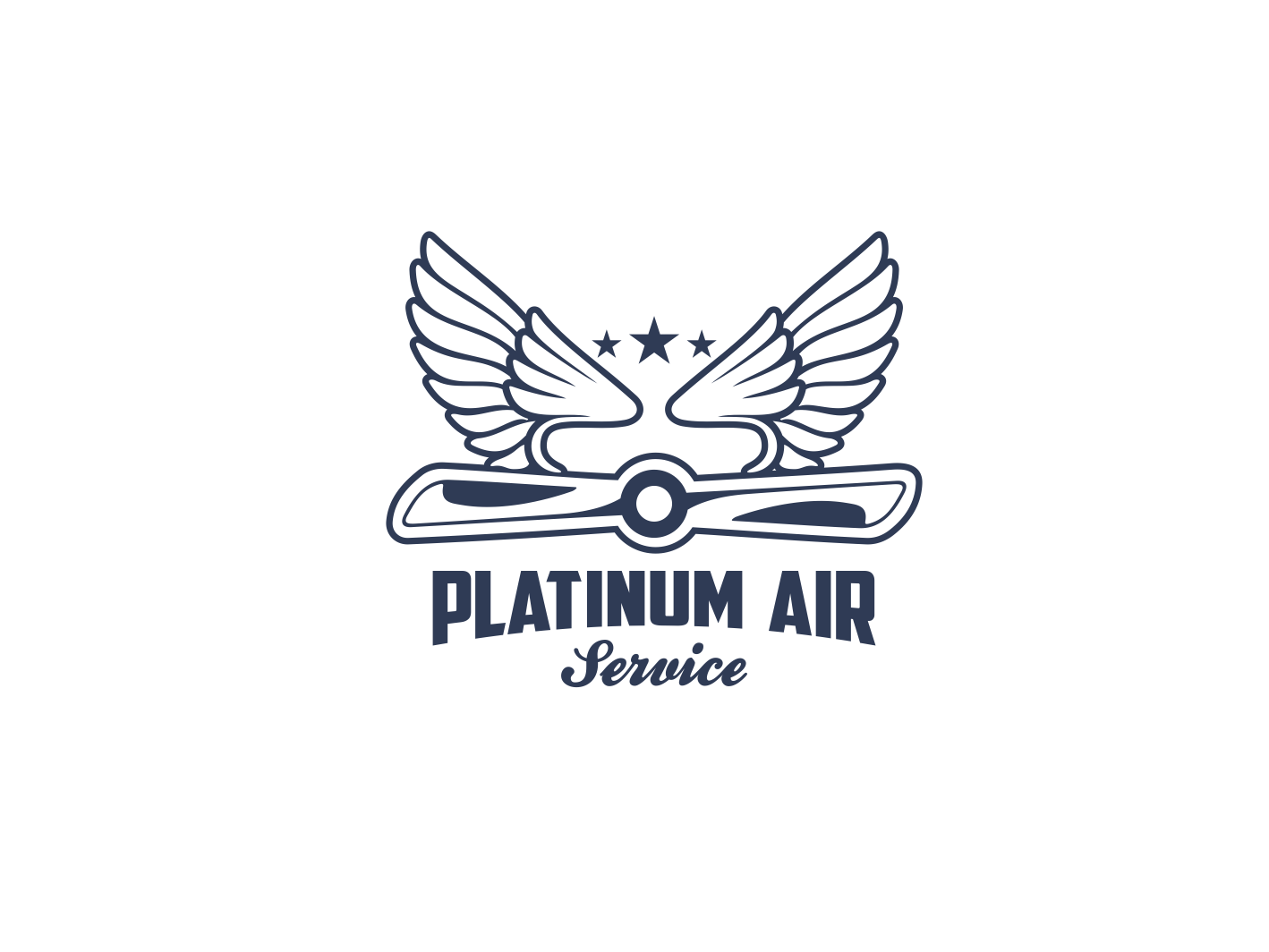 Logo-Design von Tony Bishop für Platinum Air Service, Inc | Design #16964196