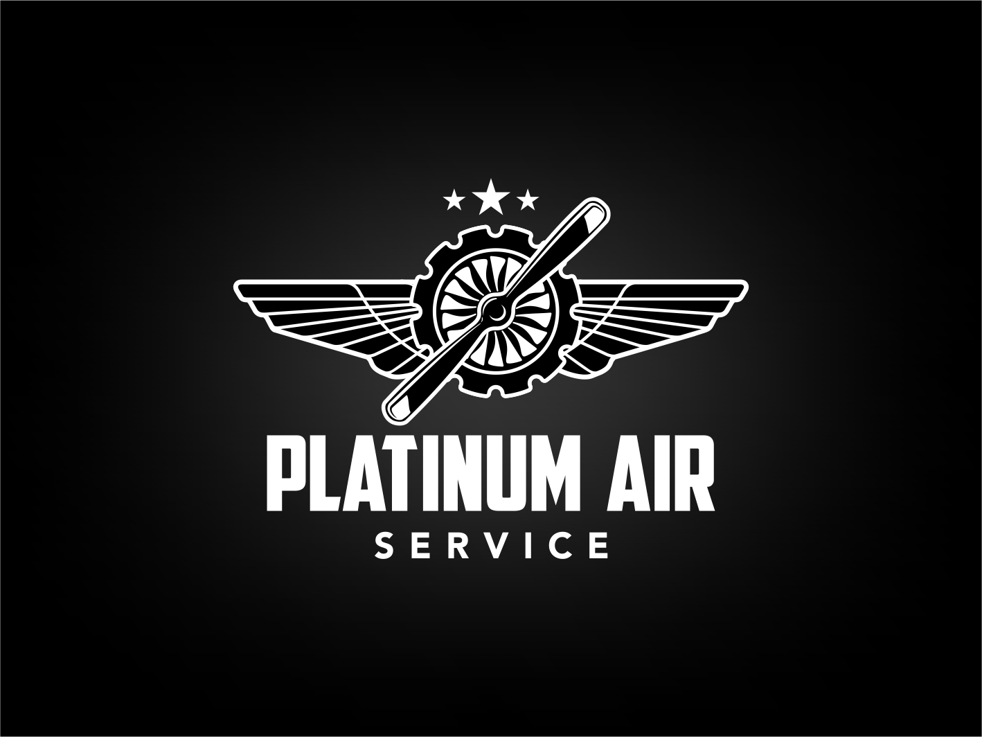 Logo Design by Tony Bishop for Platinum Air Service, Inc | Design #16964283