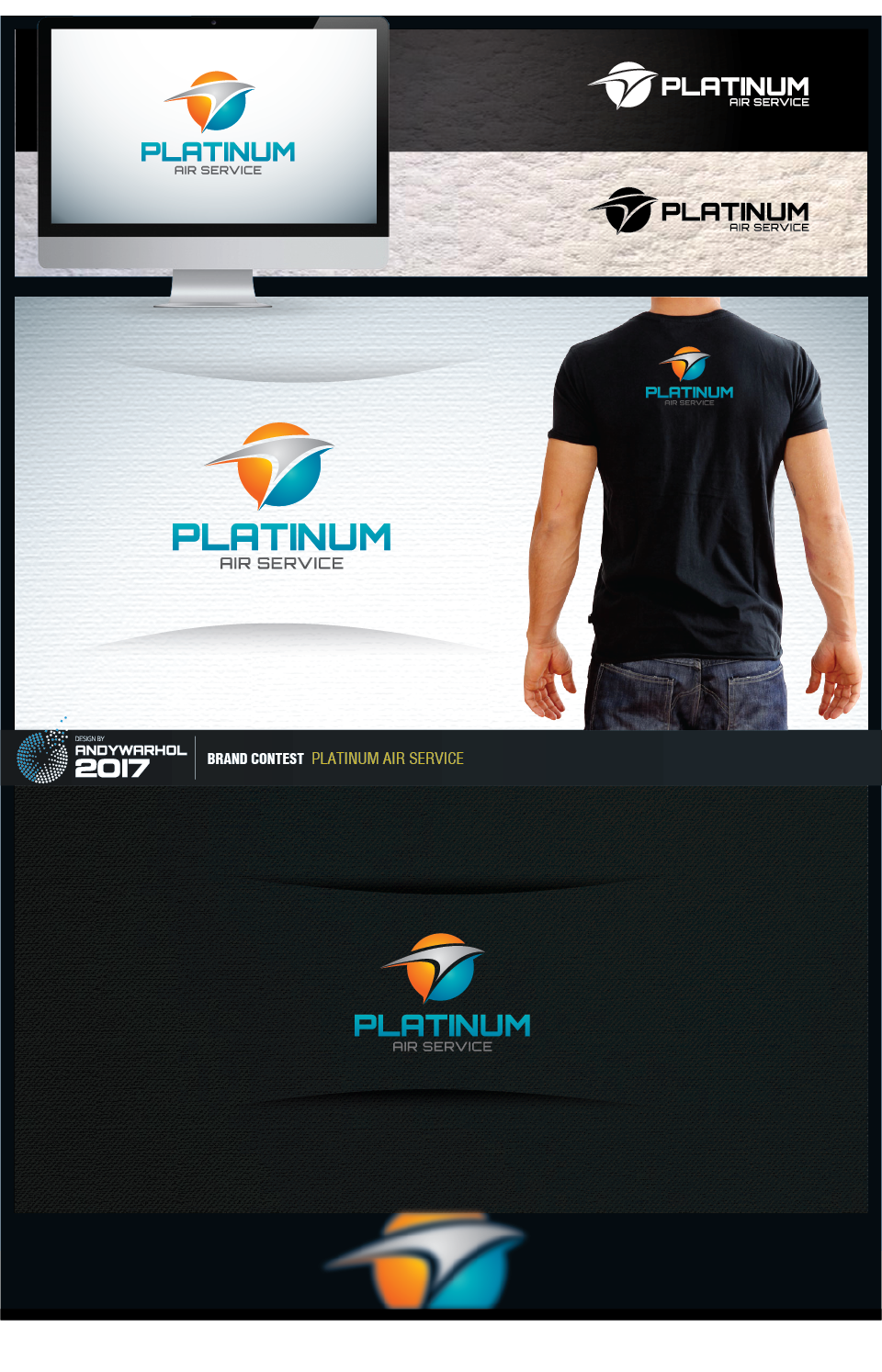 Logo Design by andywarhol for Platinum Air Service, Inc | Design #16973456