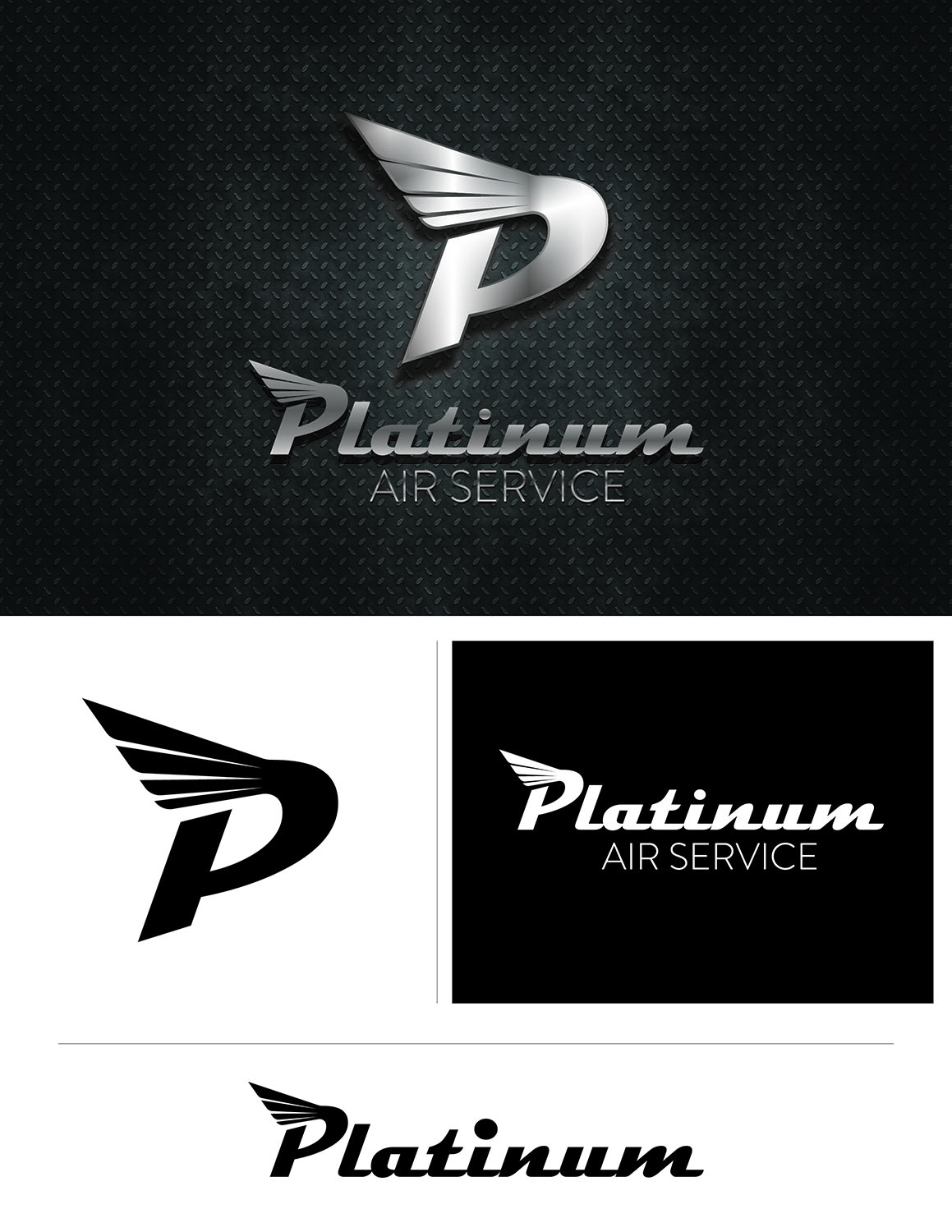 Logo Design by JLAGO for Platinum Air Service, Inc | Design #16961653