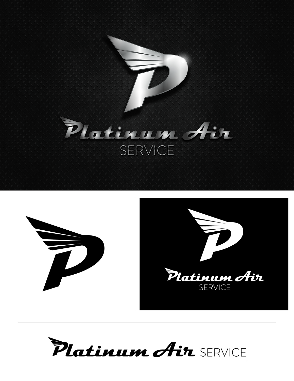 Logo Design by JLAGO for Platinum Air Service, Inc | Design #16973925