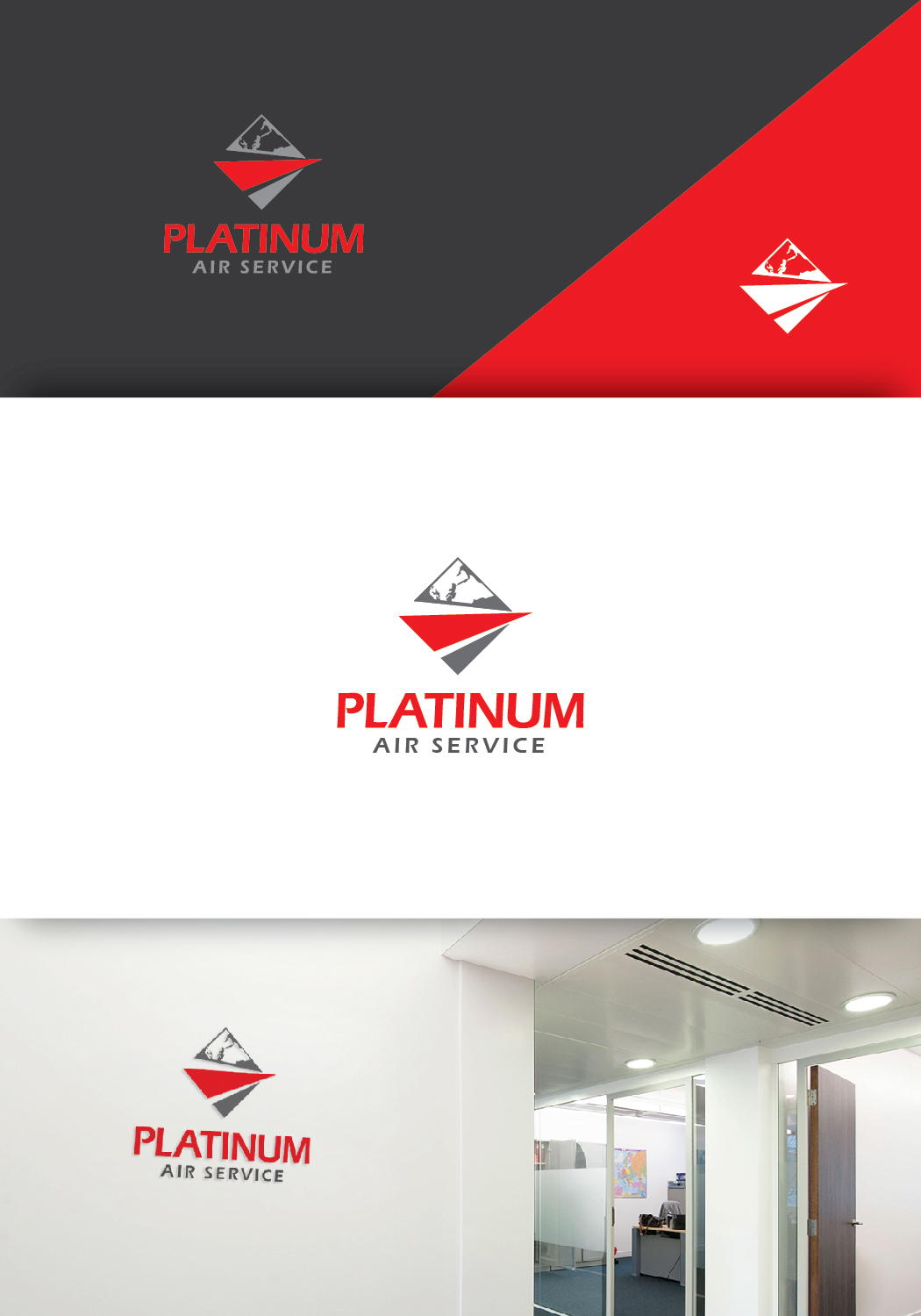 Logo-Design von Deziners Zone für Platinum Air Service, Inc | Design #16970333