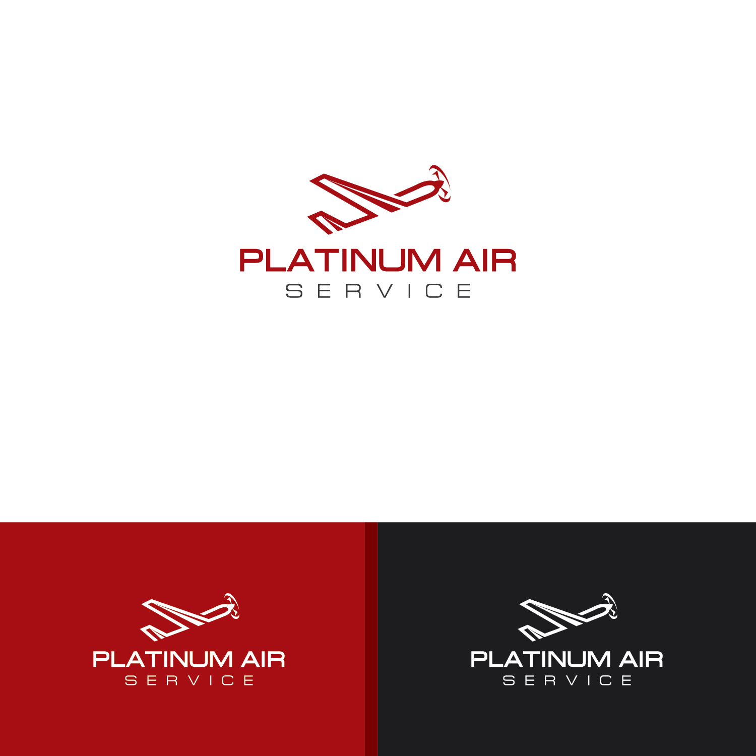 Logo Design by Deziners Zone for Platinum Air Service, Inc | Design #16970340