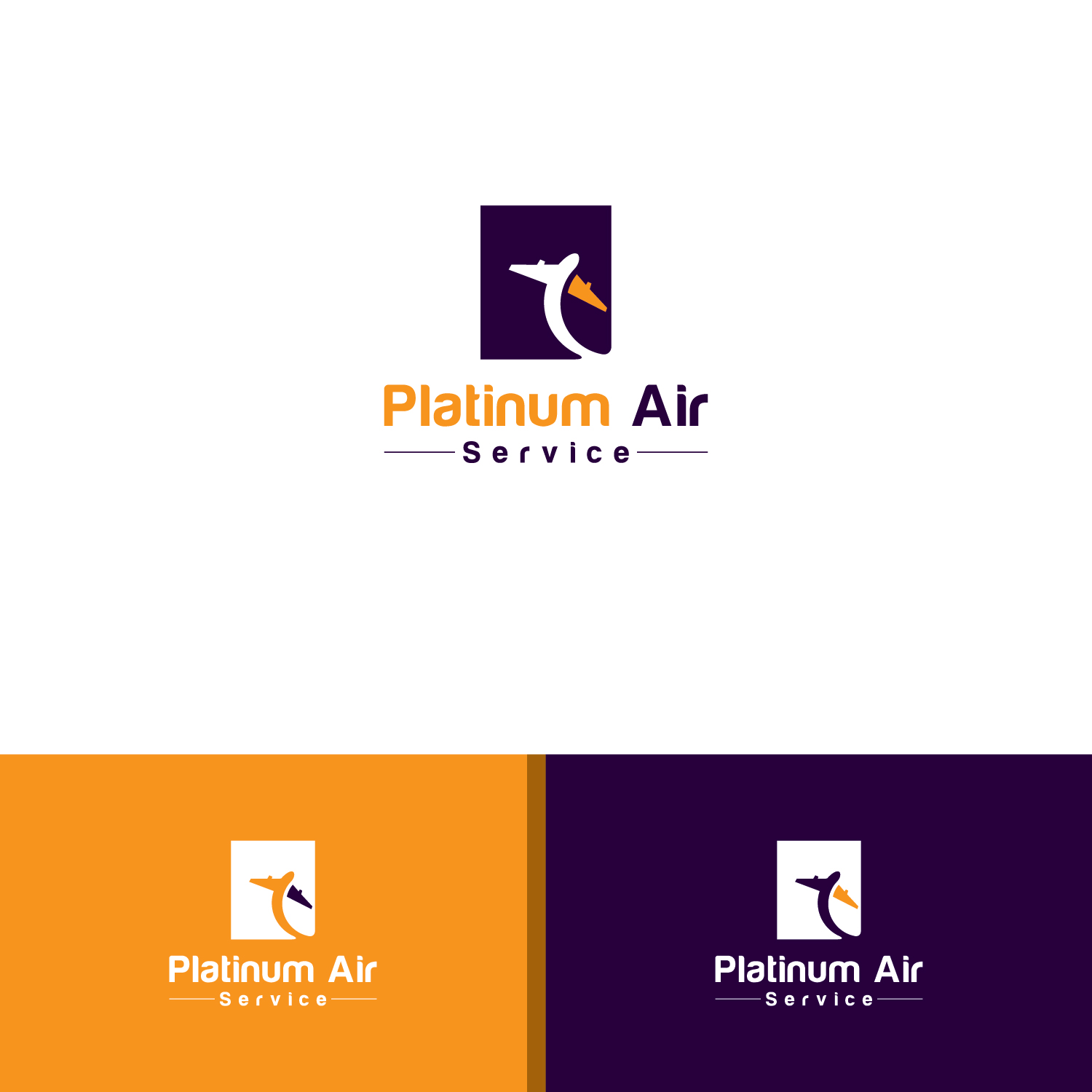 Logo-Design von Deziners Zone für Platinum Air Service, Inc | Design #16970341