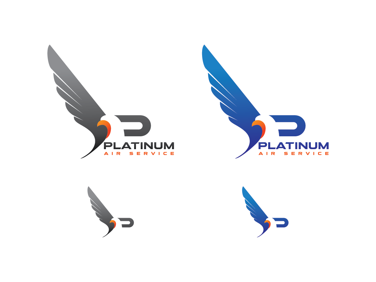 Logo-Design von Bima Shankara für Platinum Air Service, Inc | Design #16961153