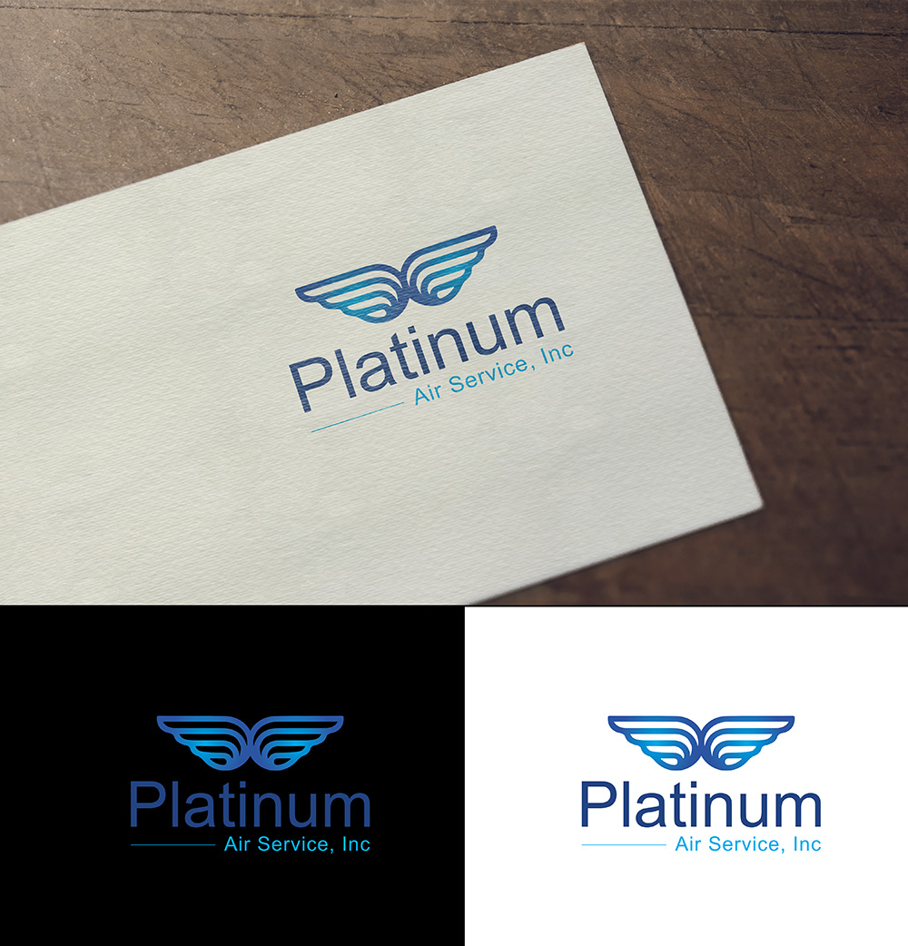 Logo Design by Deep Night for Platinum Air Service, Inc | Design #16952071