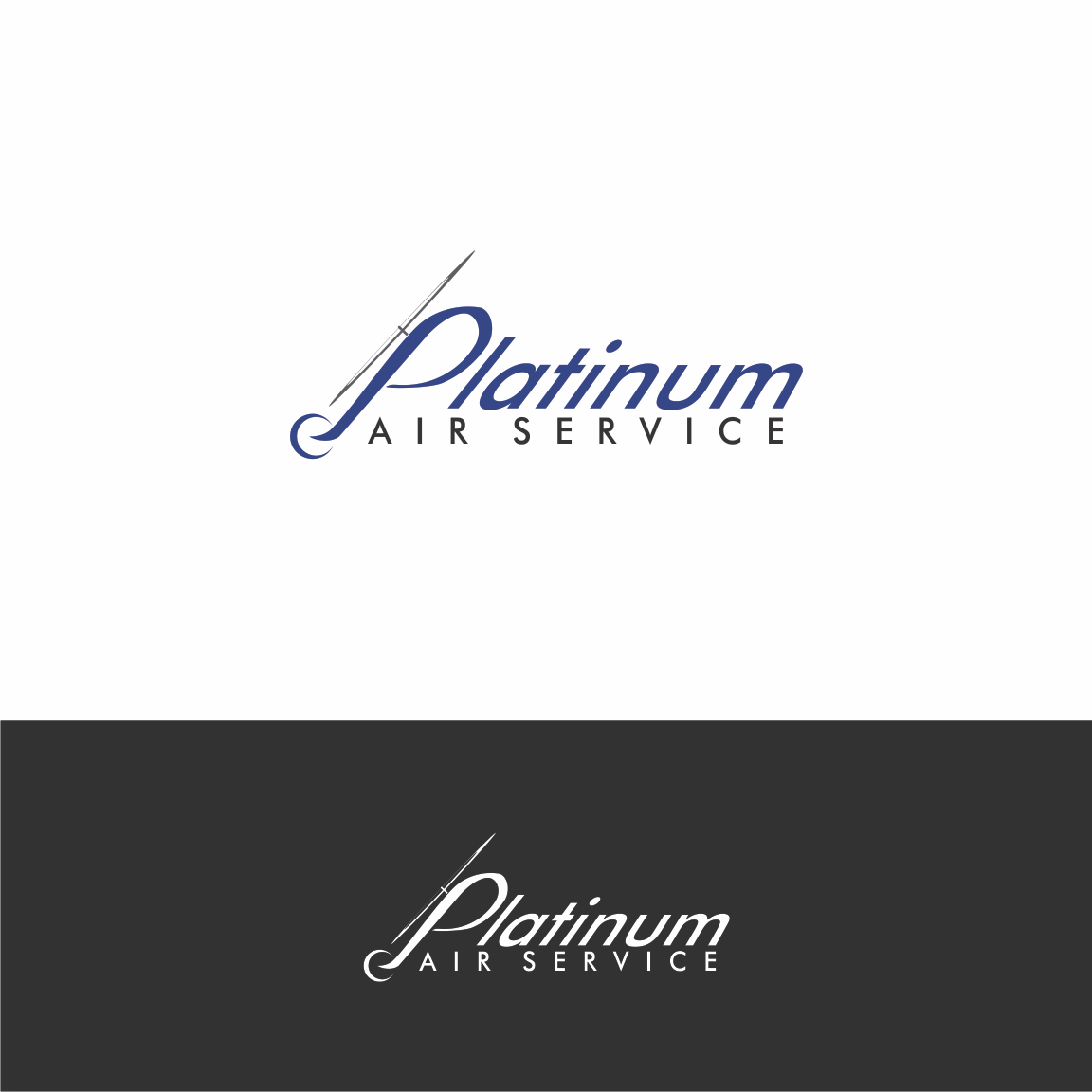 Logo Design by PhamtomArts for Platinum Air Service, Inc | Design #16952760