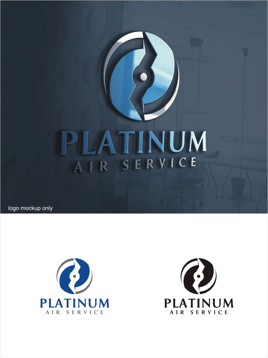 Logo-Design von beingsushmasingh für Platinum Air Service, Inc | Design #16952741