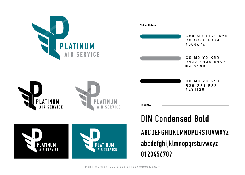 Logo Design by dakiedoodles for Platinum Air Service, Inc | Design #16964274