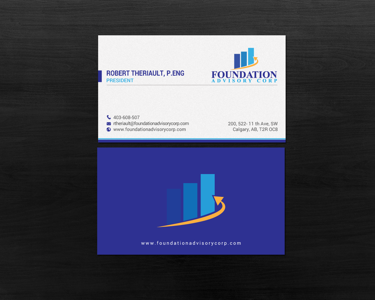 Design de Carte de Visite par chandrayaan.creative pour Copperwood Ventures Inc. | Design #17232143