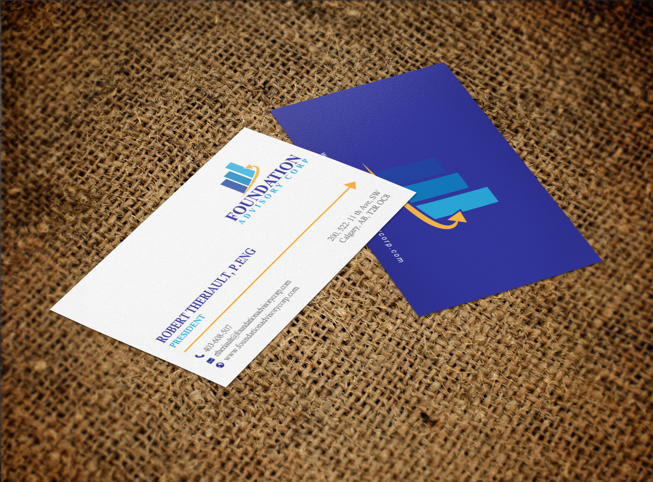 Business Card Design by chandrayaan.creative for Copperwood Ventures Inc. | Design #17232317