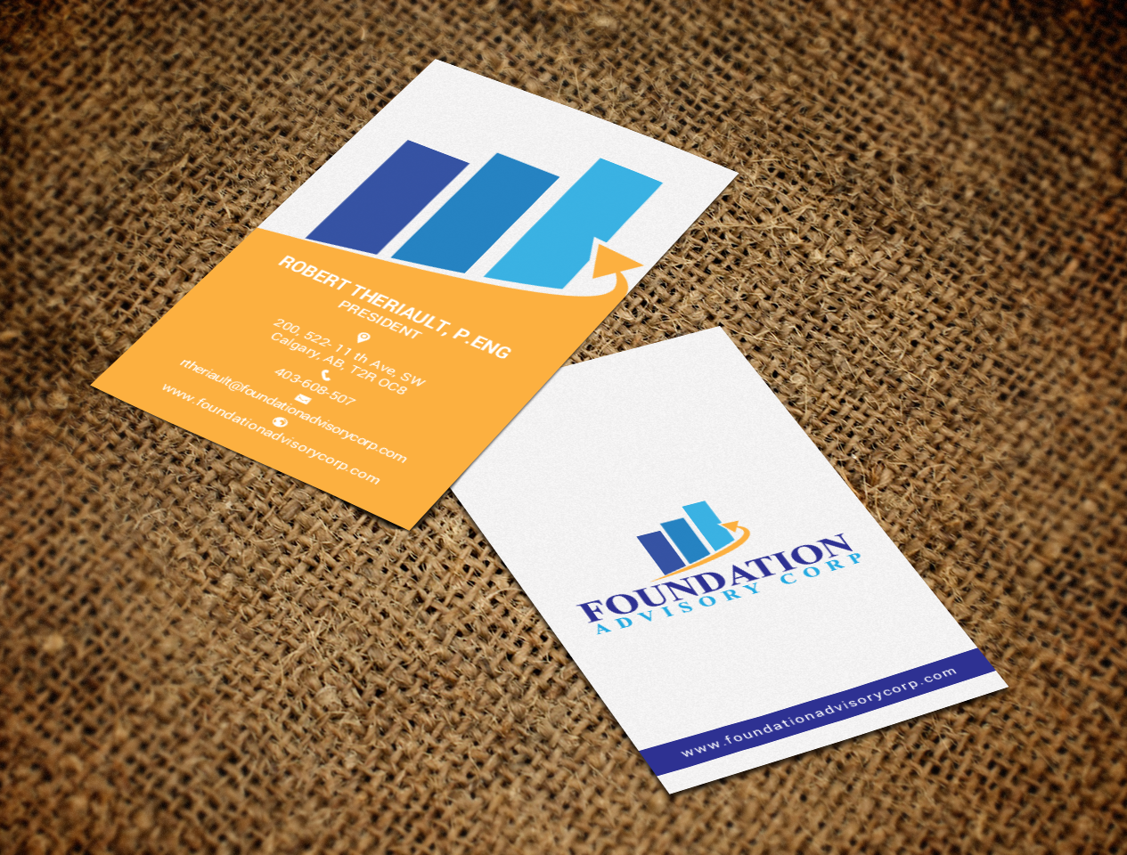 Diseño de Tarjeta de Presentación por chandrayaan.creative para Copperwood Ventures Inc. | Diseño #17238642