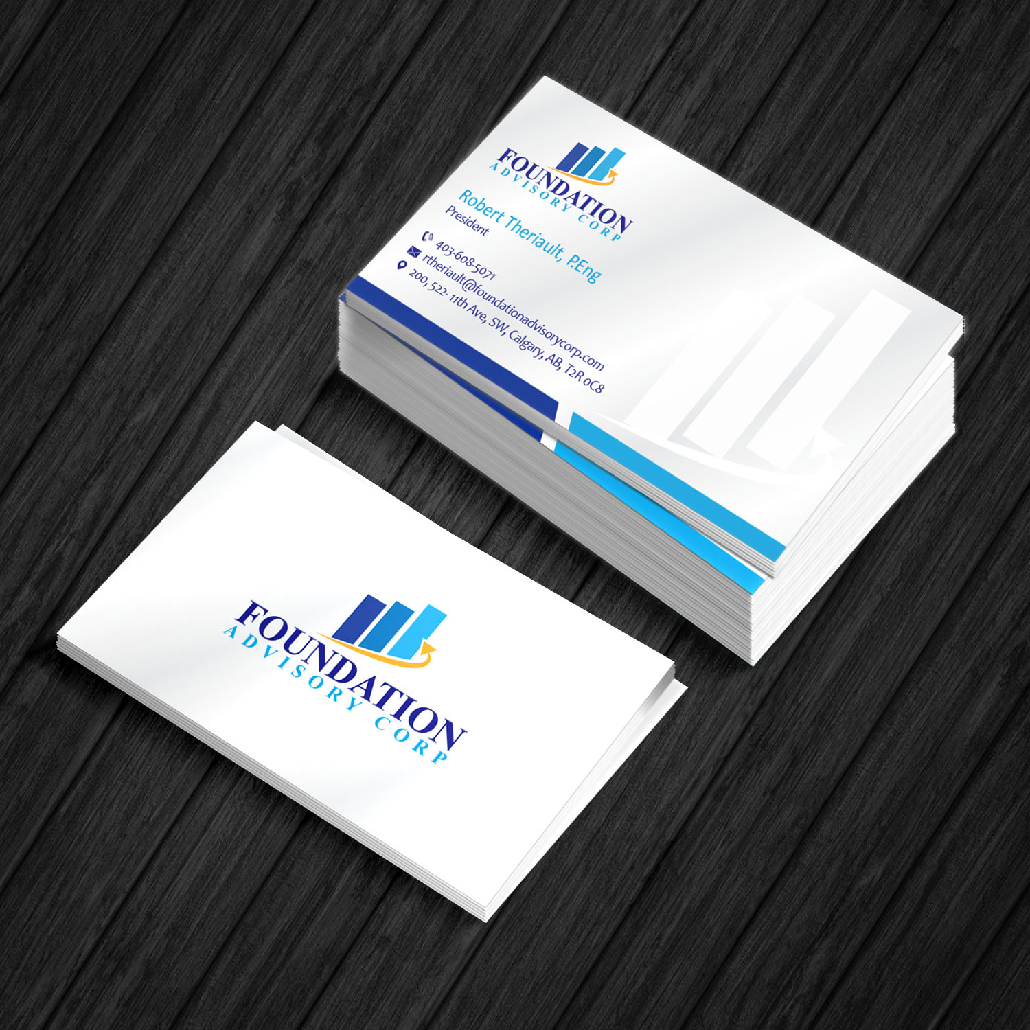 Visitenkarten-Design von Creative Jiniya für Copperwood Ventures Inc. | Design #17230769