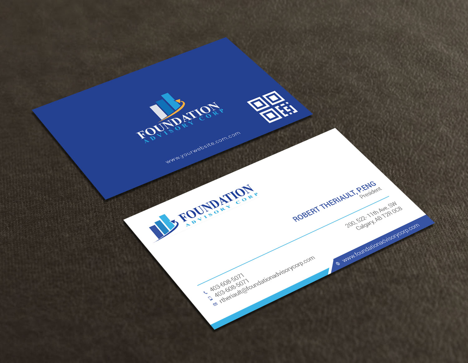 Visitenkarten-Design von Tripti Ranjan Gain für Copperwood Ventures Inc. | Design #17228741