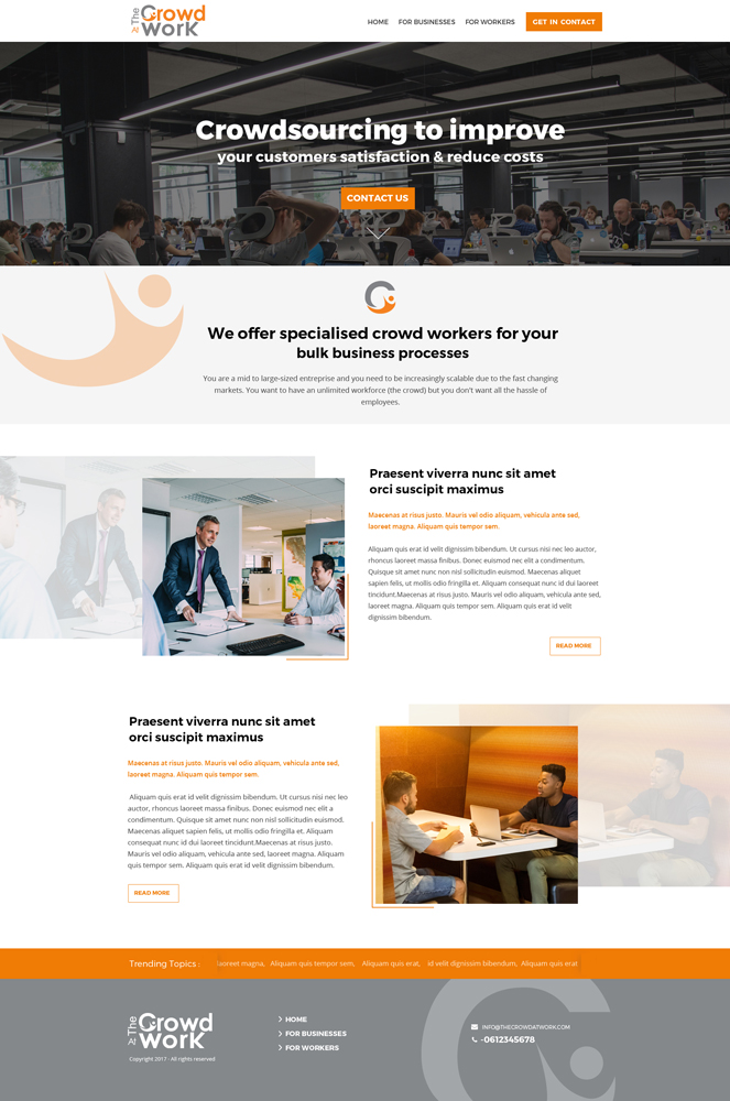 Web Design by Himanshi10 for this project | Design #16981614