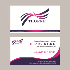 Business Card Design by povin for Thorne Experience | Design: #17041224