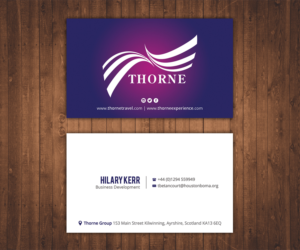 Business Card Design by Stylez Designz for Thorne Experience | Design: #17108373