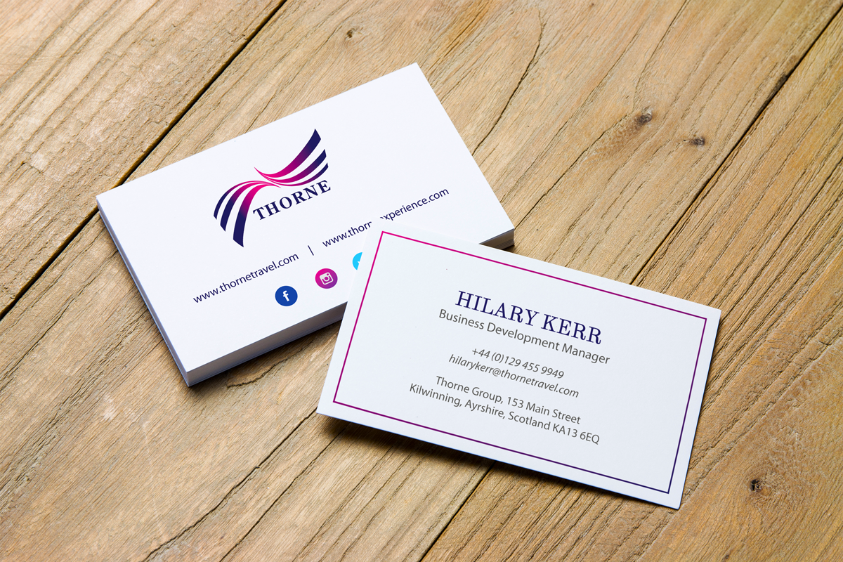 Business Card Design by JK18 for Thorne Experience | Design #17095893