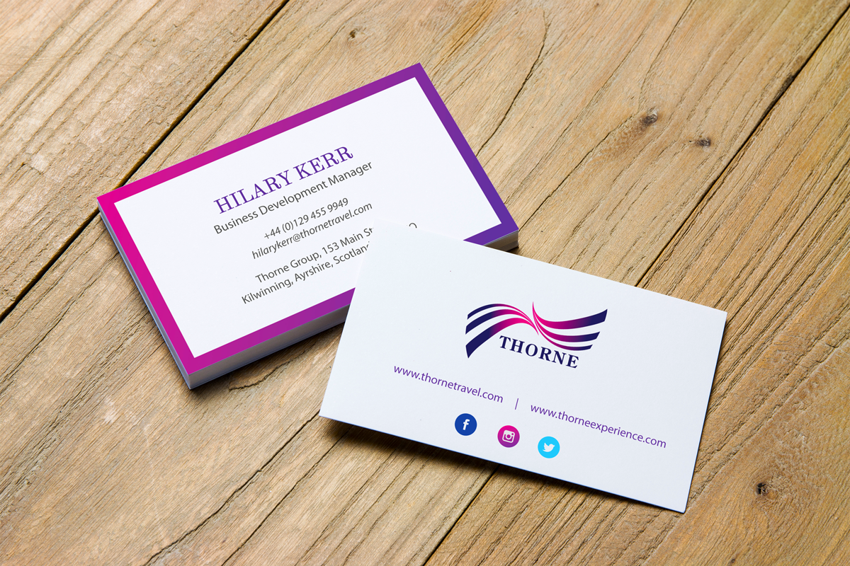 Business Card Design by JK18 for Thorne Experience | Design #17095894