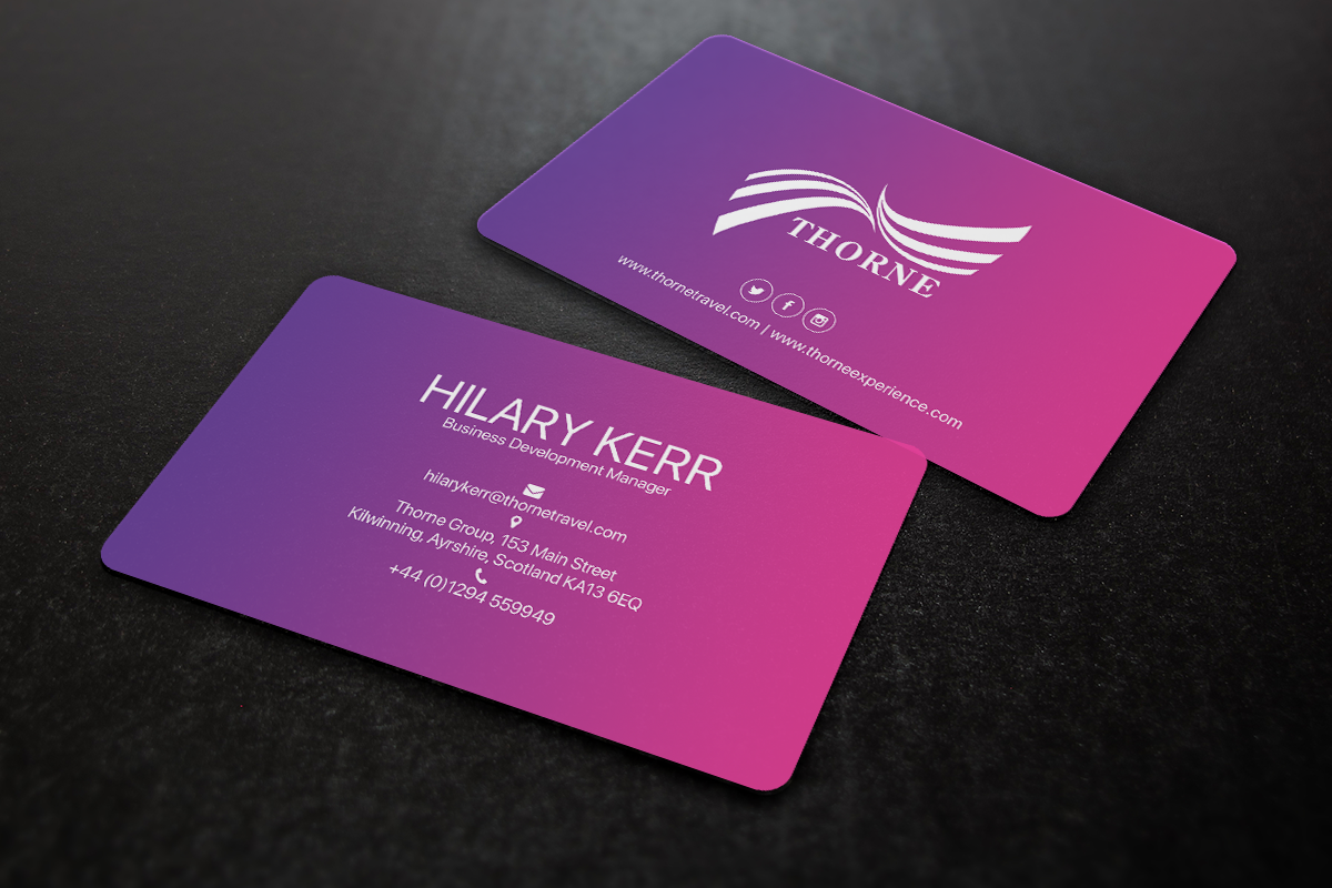 Design de Carte de Visite par DCMadrid pour Thorne Experience | Design #16981532