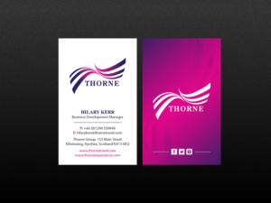 Business Card Design by Creations Box 2015 for Thorne Experience | Design: #16952124