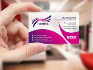Business Card Design by Creations Box 2015 for Thorne Experience | Design: #16952141