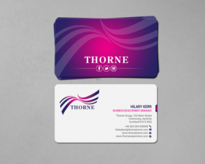 Business Card Design by chandrayaan.creative for Thorne Experience | Design: #16957084