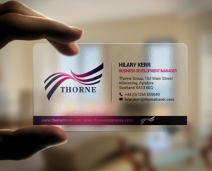 Business Card Design by chandrayaan.creative for Thorne Experience | Design: #16957679
