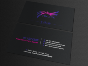Business Card Design by chandrayaan.creative for Thorne Experience | Design: #16961240