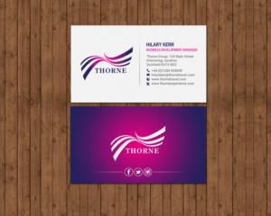 Business Card Design by chandrayaan.creative for Thorne Experience | Design: #16961242
