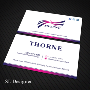 Business Card Design by SL Designer for Thorne Experience | Design: #16950177