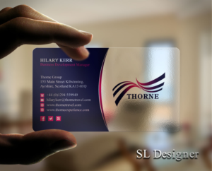 Business Card Design by SL Designer for Thorne Experience | Design: #16950270