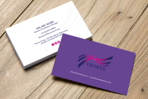 Business Card Design by Sarah Mathews for Thorne Experience | Design: #16946798