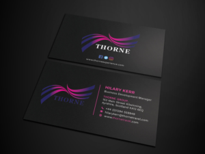 Business Card Design by Tripti Ranjan Gain for Thorne Experience | Design: #17009320