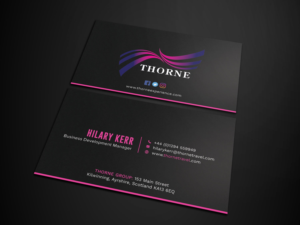 Business Card Design by Tripti Ranjan Gain for Thorne Experience | Design: #17009324