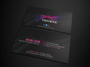 Business Card Design by Tripti Ranjan Gain for Thorne Experience | Design: #17009335
