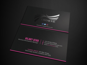 Business Card Design by Tripti Ranjan Gain for Thorne Experience | Design: #17009336