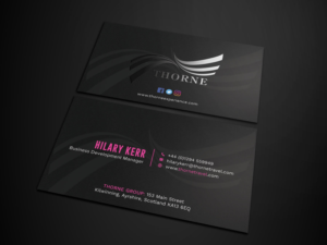 Business Card Design by Tripti Ranjan Gain for Thorne Experience | Design: #17009337