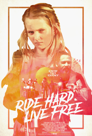 Post-Apocalyptic Biker Film - Movie Poster | Poster Design by B L X C K_R X I N B O W