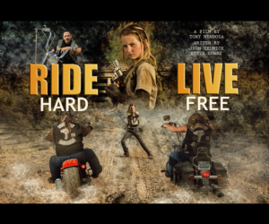 Post-Apocalyptic Biker Film - Movie Poster | Poster Design by vectoradics