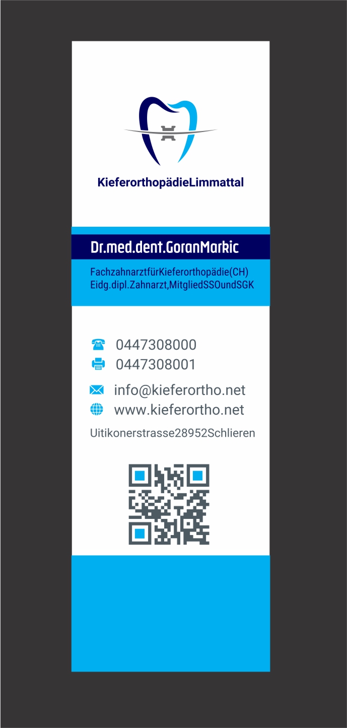 Graphic Design by fumbh.designs for Kieferorthopädie Limmattal GmbH | Design #17277792