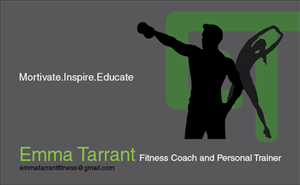 Personal Training Business Card Design | Diseño de Tarjeta de Presentación por Alex Petersen