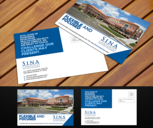 Design de Carte Postale par Designers Hub pour Sina Companies LLC | Design : #16962242