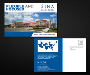 Postkarten-Design von Designers Hub für Sina Companies LLC | Design: #17017314