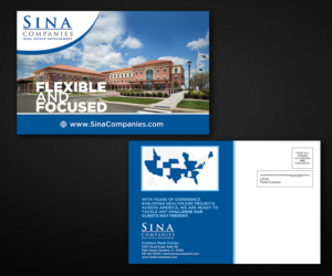 Design de Carte Postale par Designers Hub pour Sina Companies LLC | Design : #17091739