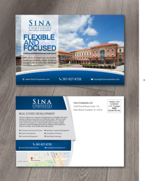 Design de Carte Postale par alex989 pour Sina Companies LLC | Design : #16955708